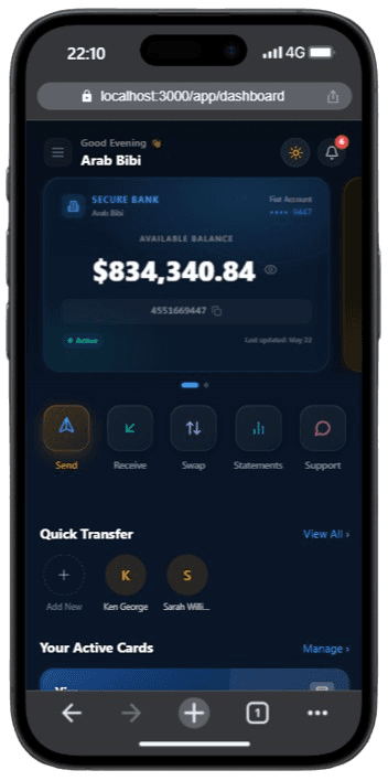 Secure Bank Mobile App
